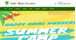 Desktop Screenshot of happyhomenursery.com